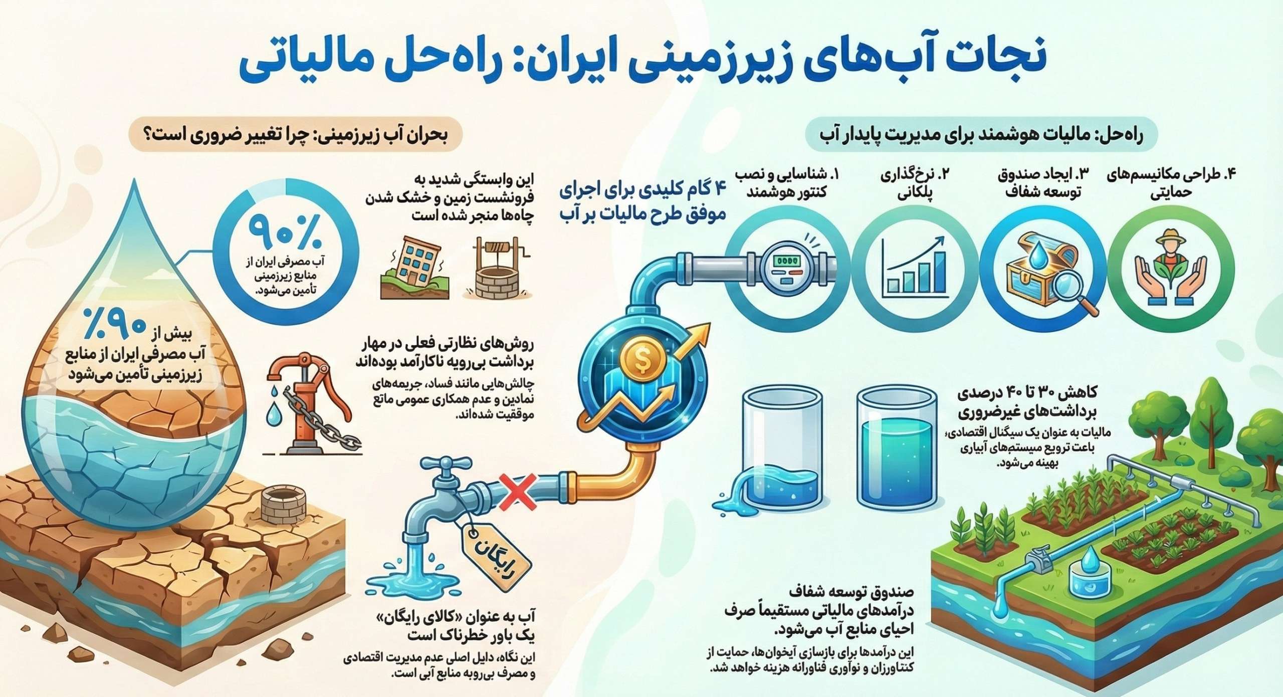 معجزۀ آبخیزداری , سازمان جنگل‌ها، مراتع و آبخیزداری کشور , آبخیزداری , احیای منابع زیرزمینی آب , بحران آب ایران , بحران آب , 