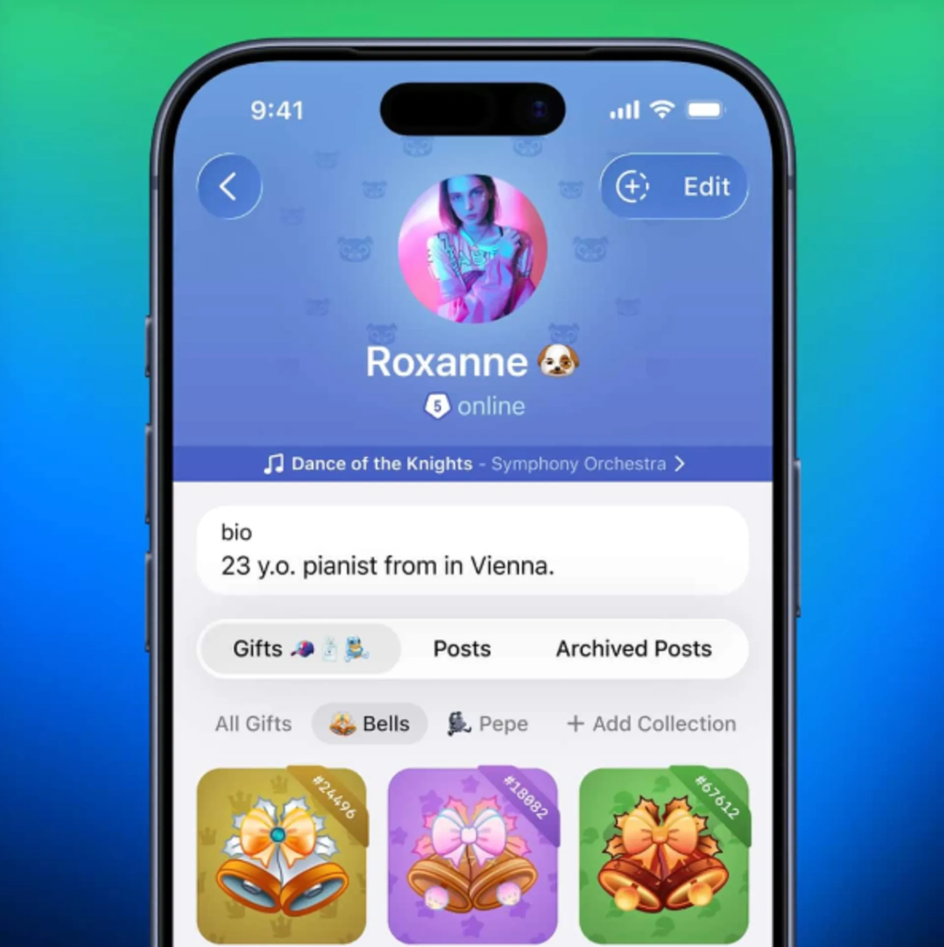 رابط جدید ساخت گیفت کلکسیونی در تلگرام